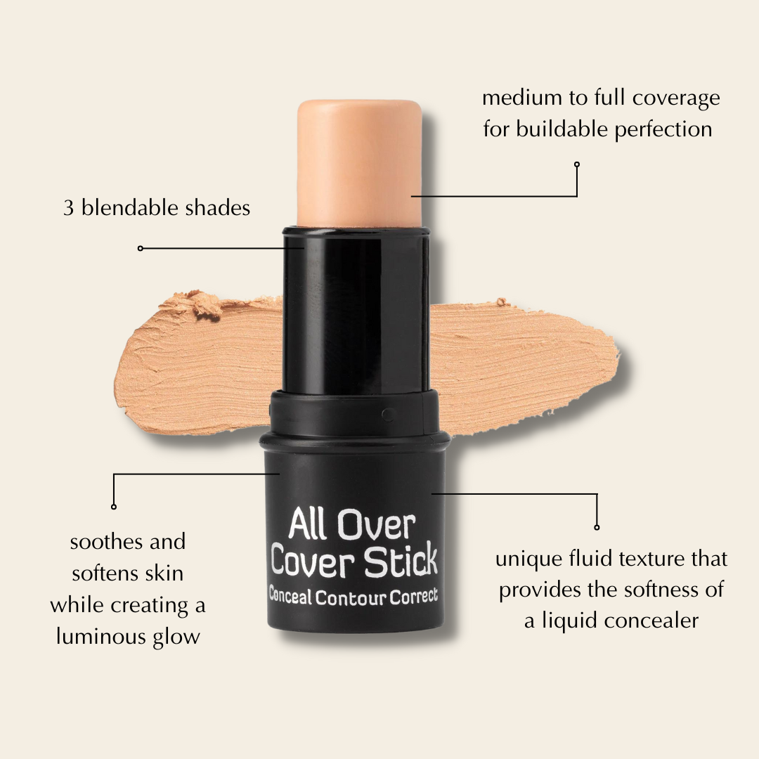 Illuminating Concealer Stick – Vegan, Gluten-Free Color Corrector for Dark Circles & Redness